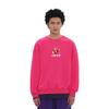 Li Ning Daily Prosperity Series Dragon Year Dragon Totem Loose Pullover Sweatshirt Men Sweatshirt Tree-Plum-Red AWDU333-4