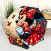 A Fully Automatic Umbrella Featuring Minnie Mouse, Authorized by Disney, Suitable for All Occasions As a Sun And Rain Umbrella
