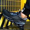Fashion Steel Toe Safety Shoes Man Lightweight Breathable Mesh Work Shoes Protective Anti-slip Sports Safety Work Sneakers for Men Women
