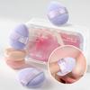 Lactacia - Set of 4: Mini Finger Powder Puff (Various Designs)