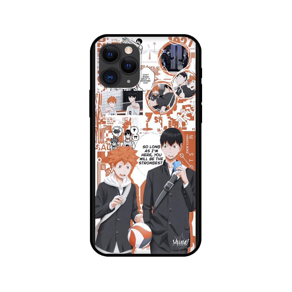 Black Tpu Case for Iphone 5 5s Se 2020 6 6s 7 8 Plus X 10 XR XS 11 12 Mini Pro MAX Back Cover  Miya Atsumu Haikyuu