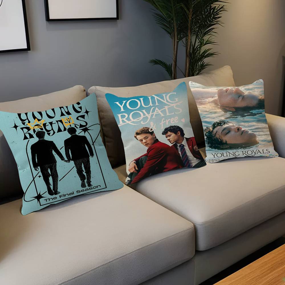 Film Young Royals Personalisierte Bildtext Heimdeko Kissen Haushaltsgeschenke 45x45cm