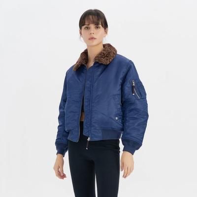 Huit Boa Collar Bomber Jacket Htwjp3l06t
