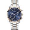 Hendrix Quartz Watches for Men - Light Luxury Blue Dial Watches Male, Stainless Steel Watch Band Business Leisure Gift