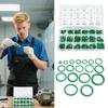 270Pcs Rubber O-Ring Gasket High Quality 18 Sizes Sealing Ring Kit For Car A/C System R134a Air Conditioning Gasket Washer Set