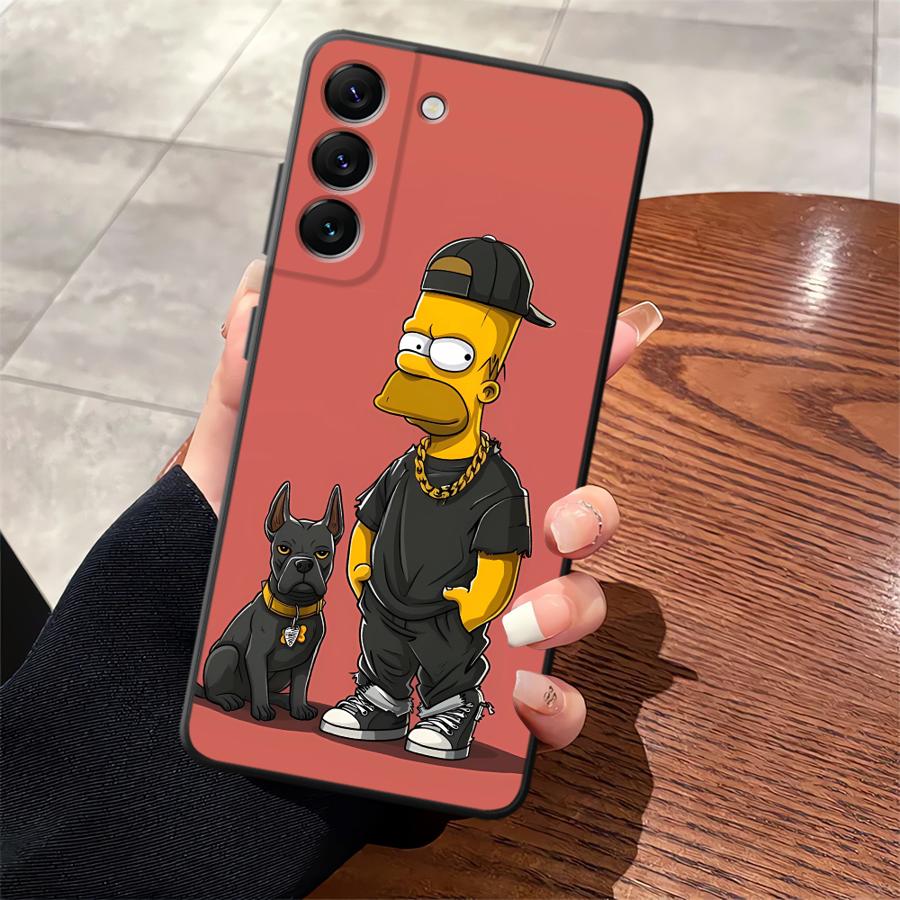 Phone Cover Case for Samsung Galaxy A24 A34 A12 A13 A23 A51 A52 A54 A71 A14 A15 A16 A17 A72 A73 The S-simpsons Cartoon