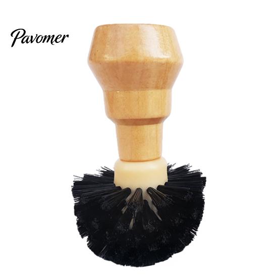 Espresso Machine Maintenance Kit Coffee Portafilter Basket Cleaning Brush, Soft Bristle with Barista Tool for Wood Handle Corner Professional Supplies