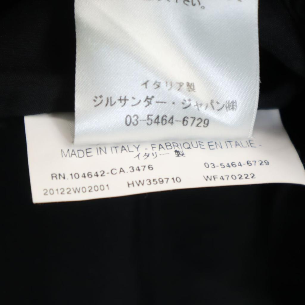 JIL SANDER made in Italy Midi length tack skirt 32 Black Women Used