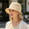 Bucket Hat for Women, Wide Brim Sun Protection Hat, Summer Straw Fisherman Hat, UV Protection Sunshade Hat for Outdoor Travel Beach