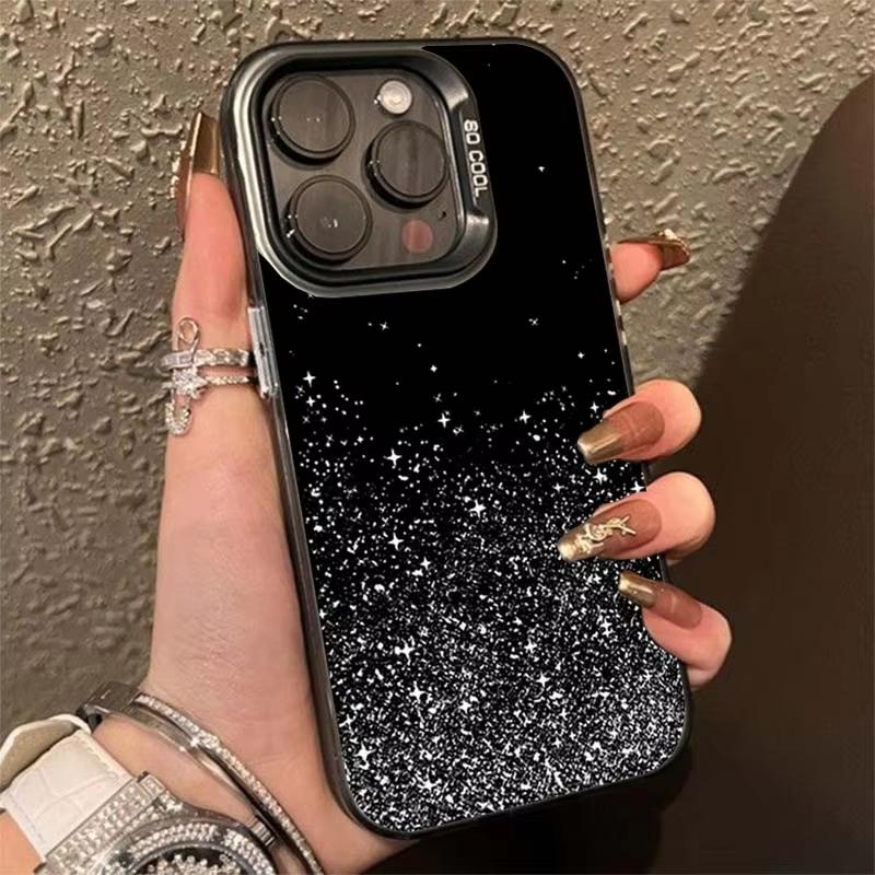 Dark Starry Sky Pattern Phone Case for Samsung Galaxy S25 S24 Ultra S23 S22 Plus S21 S20 FE A55 A54 A53 A35 A34 A15 Cover