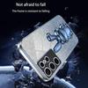 For Samsung Galaxy S22 Ultra 5G Case Pull-out Kickstand Cartoon Rabbit Anti-drop Phone Cover