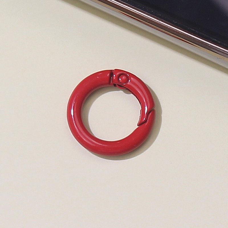 25mm Colored Spring Coil Metal Lobster Clasp for DIY Jewelry, Phone Cases, Hardware, Hanging Buckle, Keychains