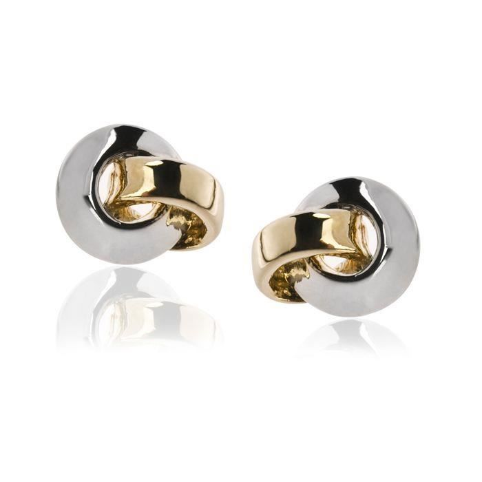BOUCLES D'OREILLES Bocar ALLIAGE PLAQUÉ OR JAUNE 18 CARATS