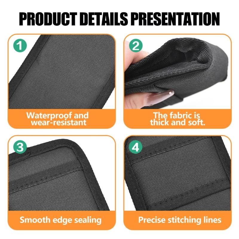 Motorcycle Trailer Contact Sleeve for Hold-Down Gear, Padded Fabric Finish Cover for Cargo Hauling and Travel Contact Care Use Support
