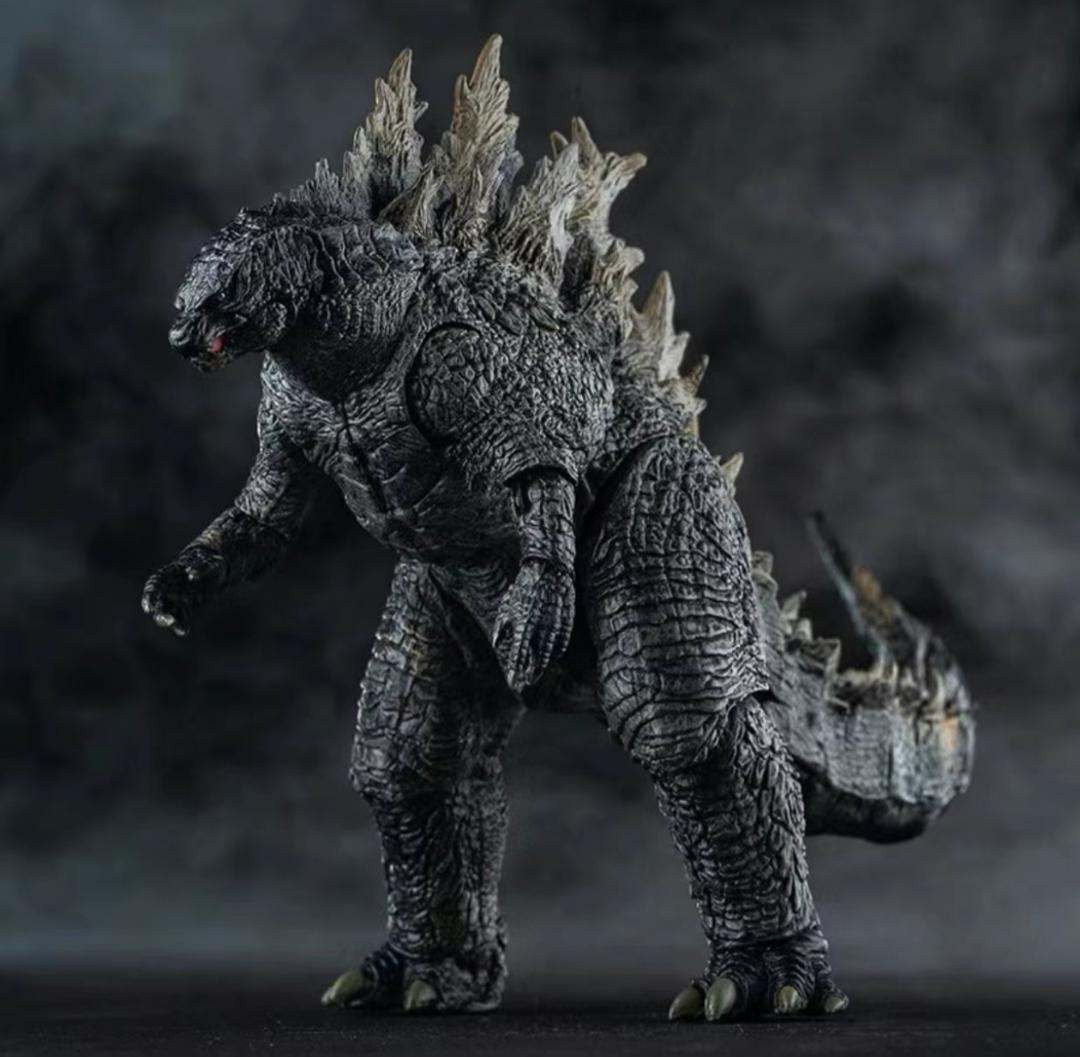 

[USED] Godzilla figure, approximately 30cm, gray
