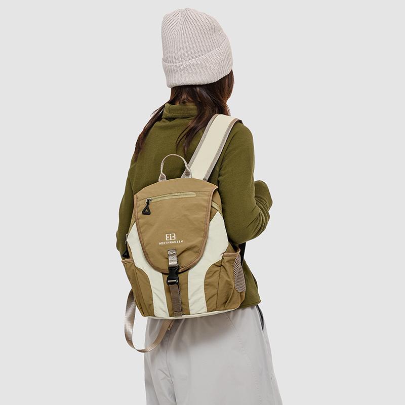 Outdoor Lightweight Travel Backpack Color Block Cycling Backpack