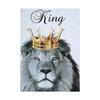 Lion Family Crown Print Canvas Painting Gallery Grade Wall Decor Posters Abstract Animal Autograph Black and White Pictures Gift