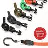 Reflective Bike Luggage Strap Motorcycle Luggage Rope Cord 100cm High Elastic Adjustable Lashing Rope Cargo Fixing Belt