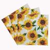 20/60Pcs Sun Flower Paper Napkins, 2-Layer Disposable Napkins for Party Hotel Dinner Table DIY Decor