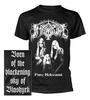 Unisex Shirt Cotton Oversize Large Size Negra Metálica Immortal Pure Holocus S-4xl