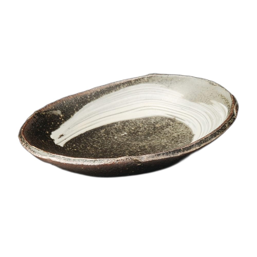 

Brushed oval plate 19 x x cm Oval plate 7.0 [ 14.5 3.5 ]