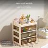 2tier Desktop Drawer Organizer, Multitier Storage Box, Clear Lettersized Holder for Office,