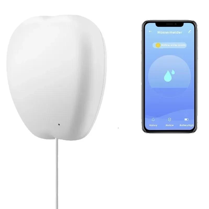Tuya WiFi Zigbee Leakage Sensor Leak Detector App Remote Monitoring Kitchen/Bathroom Support Assistant Smart Home Accessories