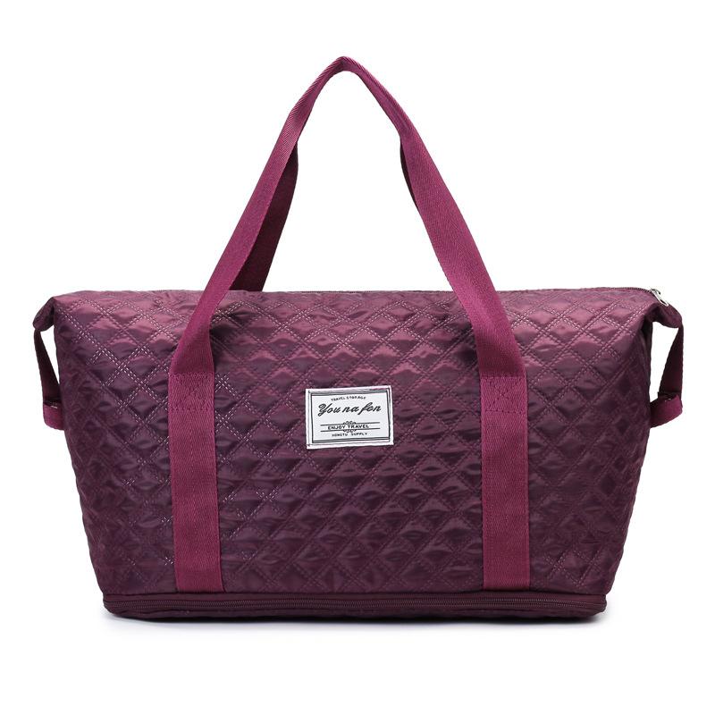 2025 Waterproof Travel Bag Durable Foldable Wet and Dry Separation Shoulder Bags Large Capacity Handbag Suitcase Trolley Case