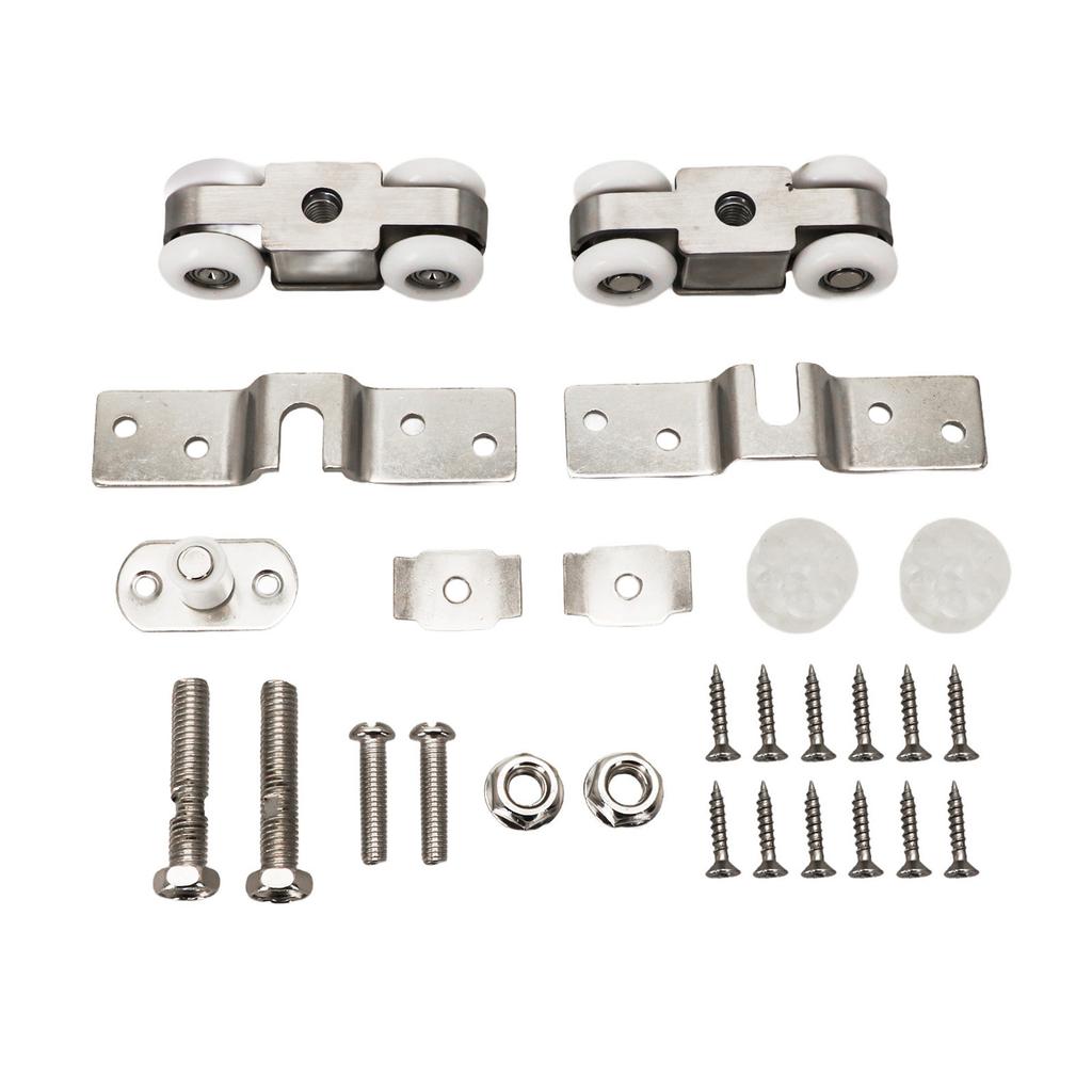 Door Track Nylon Wheel Push And Pull Sliding Door Stainless Steel