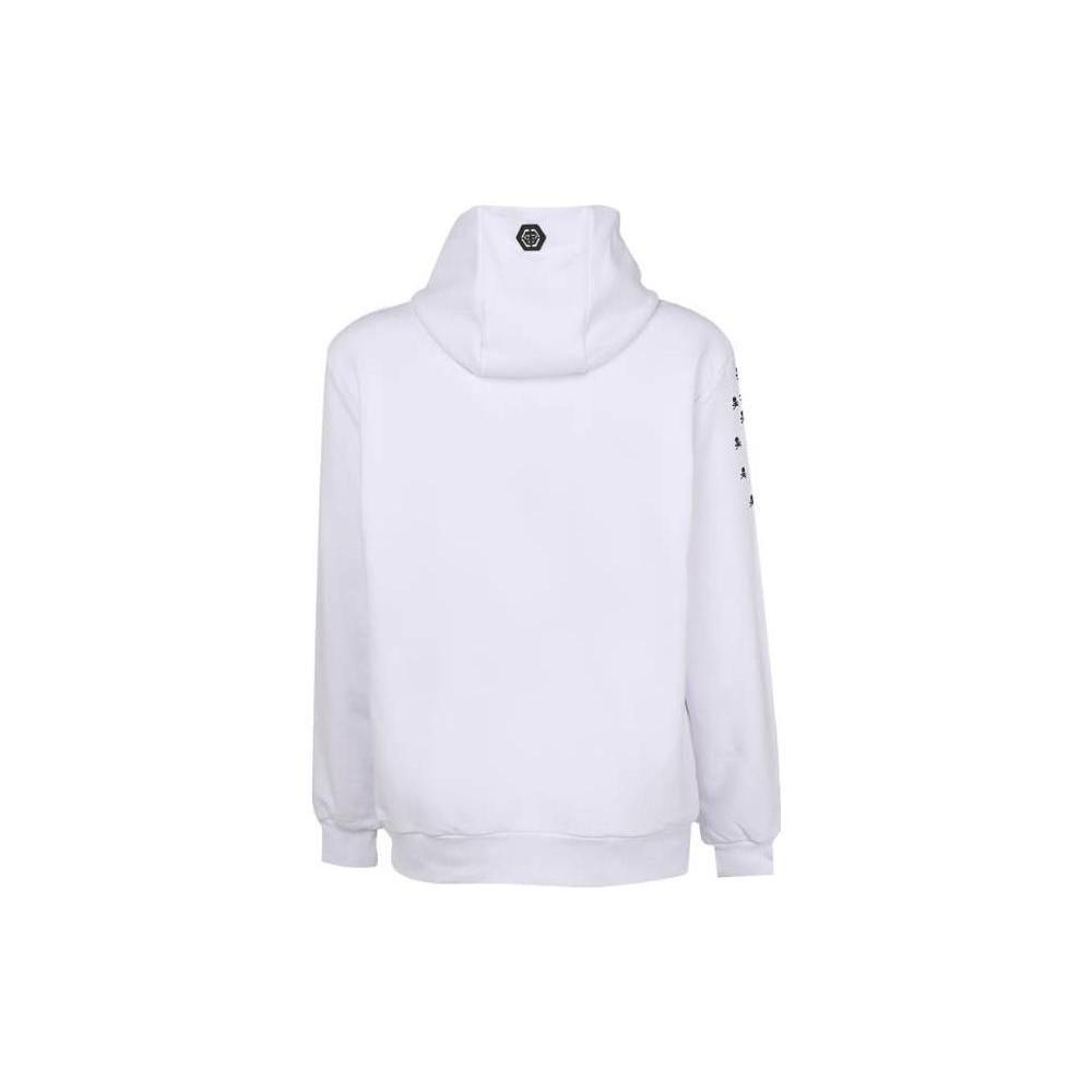 Philipp Plein Skull and Bones Cotton Hoodie SACCMJB2948PJO002N01