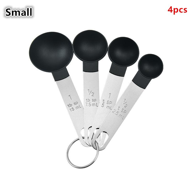 

4/8 шт./набор Пластиковый многоцелевой мерный стакан Мерная ложка Ручка из нержавеющей стали С градуировкой Мерные инструменты для выпечки