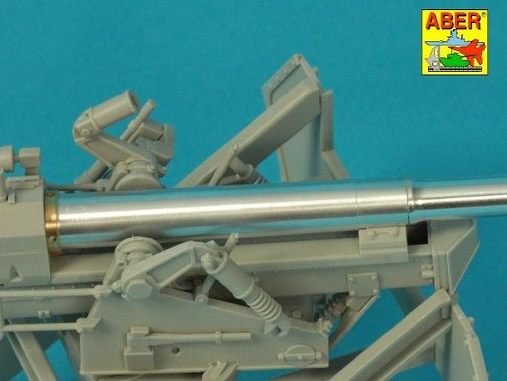 ABER German Pak40 Barrel Without Muzzle Plastic Model Parts 16L29 1/16 7.5cm Brake, (tank)