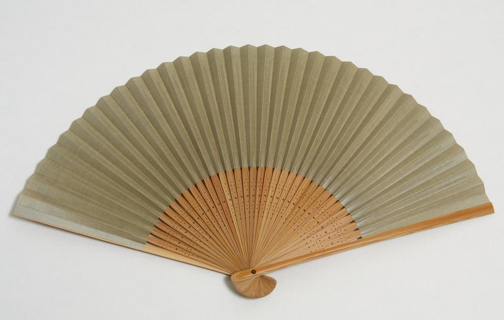 Hagi by a Kyoto includes fan case and presentation [Hasegawa] Kyoto-style fan, design, hand-carved, craftsman, box.