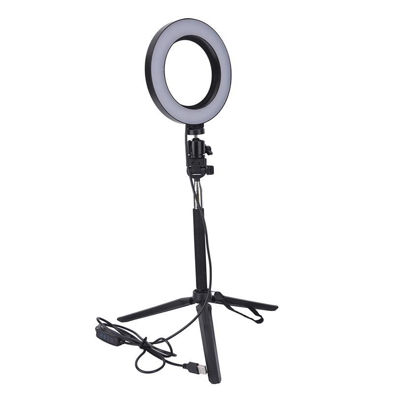 Tripod 19Cm Selfie Stick Grip Stand Holder For Dslr Camera Phone Black