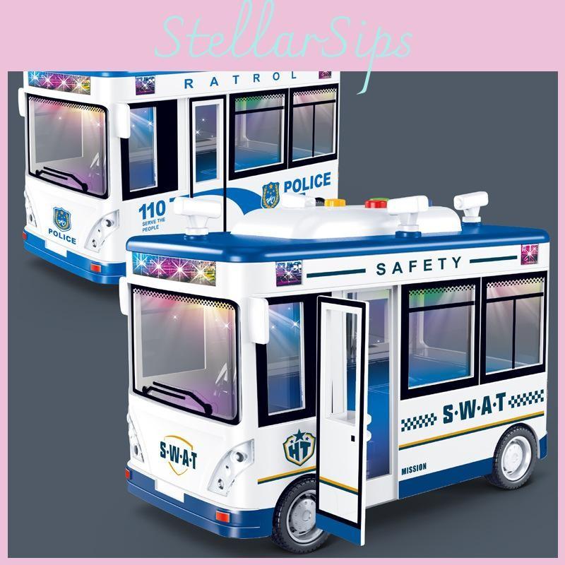 Kids Vehicle Police Toy With Story Machine And Inertial Motion Learning For