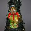 Battery Powered LED Festival Lights Light Up Christmas Ornament, Lighted Santa Bell Sock Creative Tree Hanging Decor House Decoration for Tree,