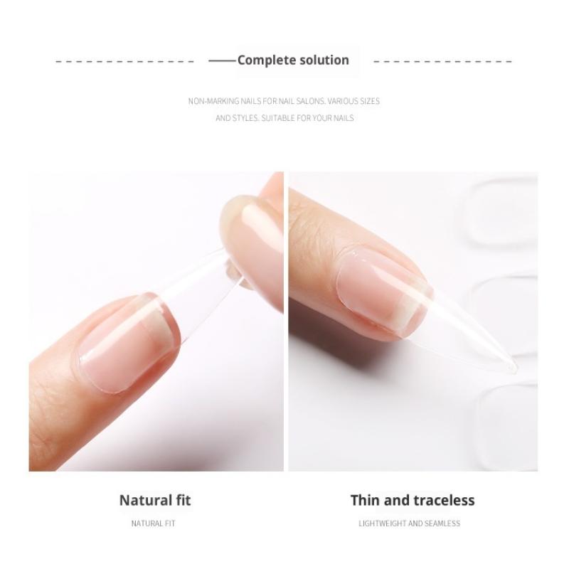 240pcs Sandwich Dual Nail Forms Coffin Nail Molds 15 Sizes Set for Salon Acrylic Gel Extension Manicure Tools