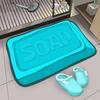 Diatom Mud Water Absorbing Floor Mat for Household Bathroom Anti-slip Quick Drying Foot Mat for Dirt and Wear Resistant Door Mat