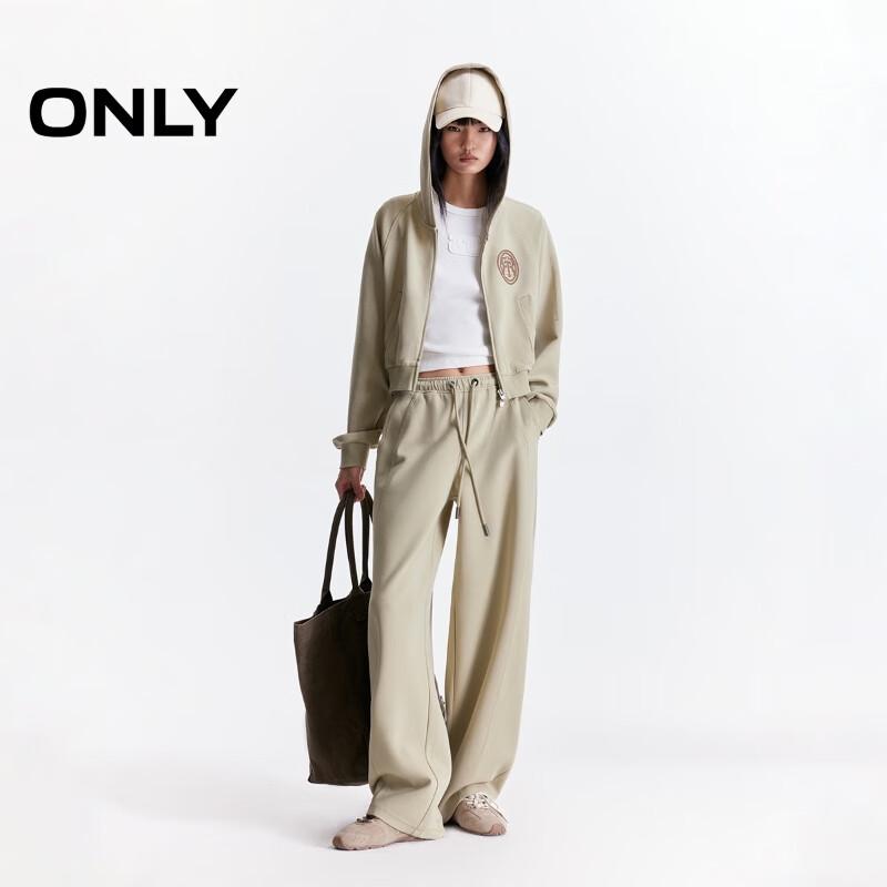 ONLY Women's Relaxed Fit Hooded Letter Sweatshirt