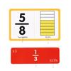 Montessori Fraction Learning Math Toy Arithmetic Teaching Aids Paper Card Early Educational Toys for Children Christmas Gifts
