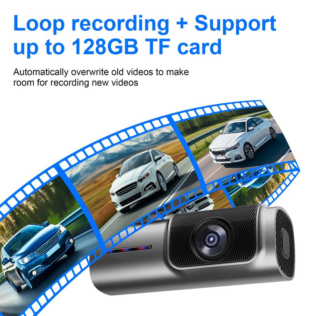 2K High-Definition Lipstick-Style Dash Cam with WiFi Connectivity