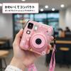 Camera protection case for Fujifilm Instax Mini SE instant cute clear hard cover with photo storage cartoon adjustable shoulder suitable for girls and
