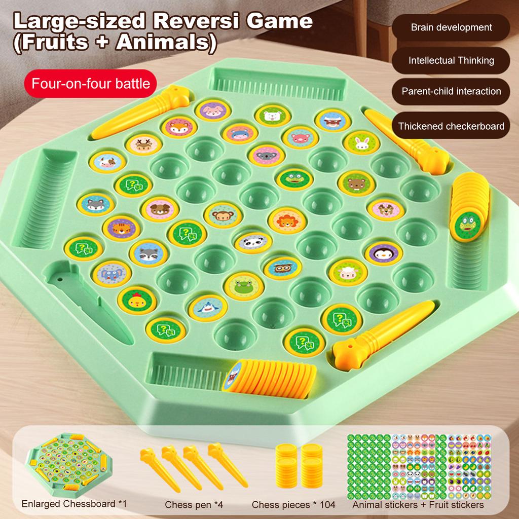 Flip-Match Board Game Flip Chess Memory Game Memory Flipping Chess for Boys Girls Preschool Family