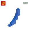 41Pcs/Lot 30099 1x5x4 Reverse Curved Constructing Block Moc Construction Attachments Works With Bricks Children Plaything Present