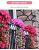 Violets Artificial Flower Rattan Fake Plant Vine Decoration Wall Hanging Roses Flowers for Home Wed Party interior outdoor Decor