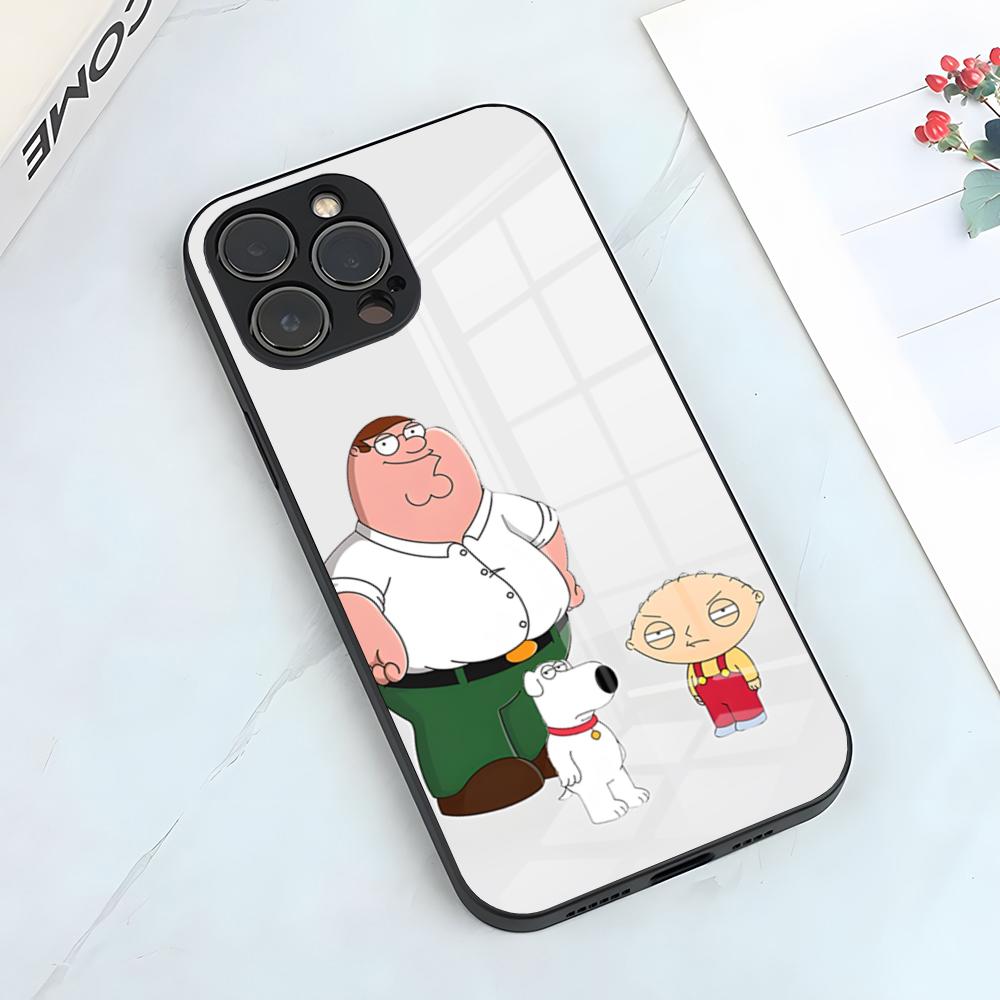 F-Familie Lustiger Kerl Handyhülle Für IPhone 17 Pro Max 15 Pro 16 14 Plus 12 13 Mini 11 Pro Stoßfeste Glasabdeckung