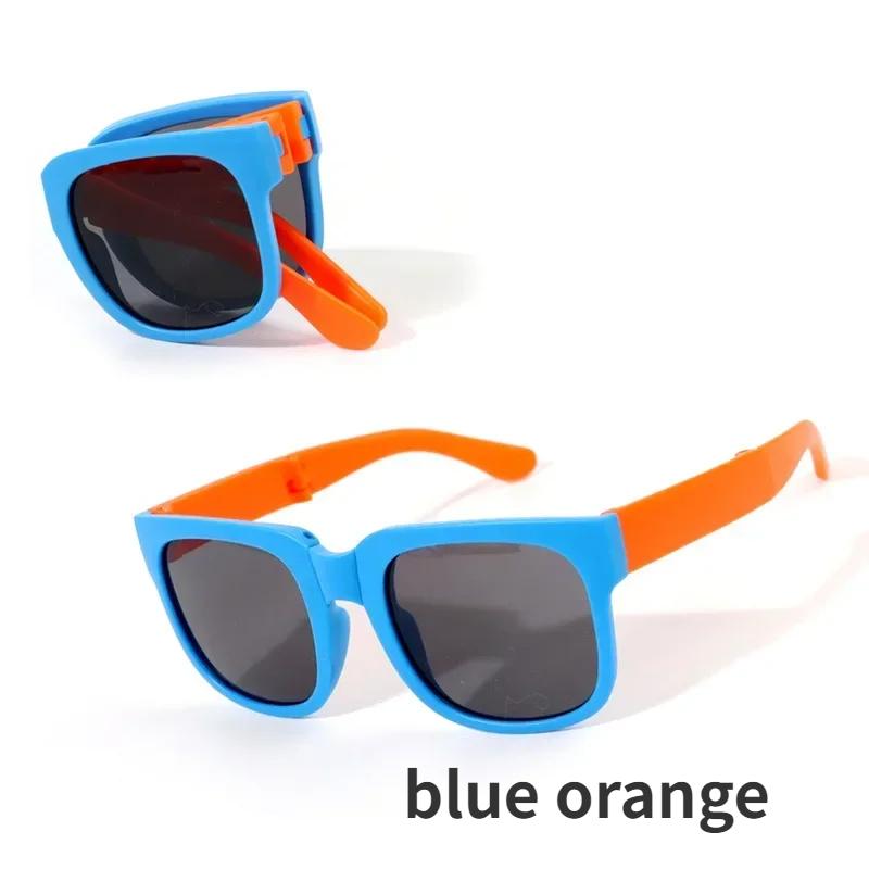 

Складные уличные детские солнцезащитные очки для мальчиков и девочек, брендовый дизайн, портативные квадратные детские очки, детские солнцезащитные очки, уличная защита UV400 As picture shown
