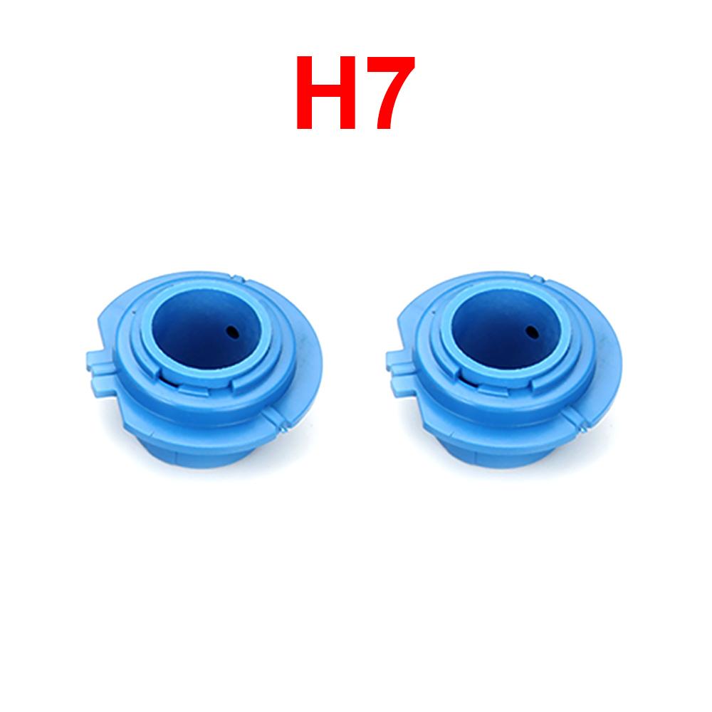 2Pcs H7 H4 H3 H1 H11 H13 H16 9004 9005 HB3 9006 HB4 9007 Car LED  Hadlights Blue Adapter Holder Base  Retainer Holder