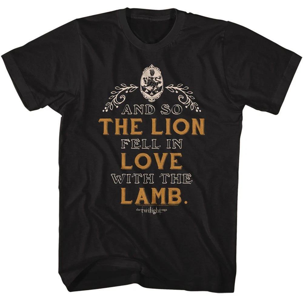 Twilight - Lion Lamb Quote - American Classics - Solid Black Short Sleeve 160