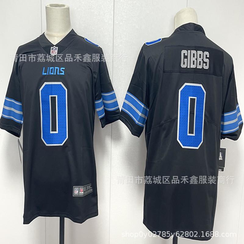 2025 Football Jersey, Detroit Lions 26 #Gibbs Embroidered Jersey